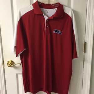Ole Miss Antigua polo shirt in EUC, size large